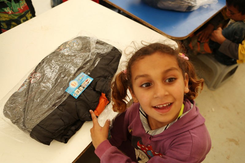 JACKIT Keeps Children in Refugee Camps Warm this winter